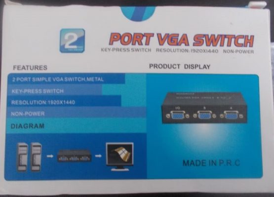 2 Port VGA Switch Box